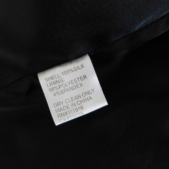 YUMI KIM Silk Faux Wrap Abstract Geometric Print Mini Dress Bright Medium - Picture 10 of 11